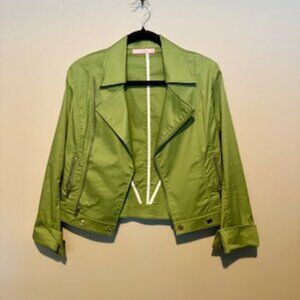 View Green Jacket cotton cropped size 4